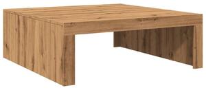 VidaXL Tölgyfa Dohányzóasztal - 100x100x35 cm