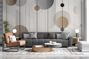 Fotótapéta Geometrikus minták meleg tónusokkal, Modern fotótapéta, Modern fotótapéta, u95379 - Muralas.hu