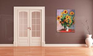 A kép a vásznon SUNflowers - Claude Monet REP082
