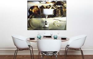 A kép a vásznon APPARITION ON FACE AND FRUIT DISH ON A BEACH - Salvador Dalí RE