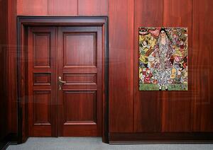 Vászonkép FRIEDERIKE MARIA BEER portréja - Gustav Klimt REP043