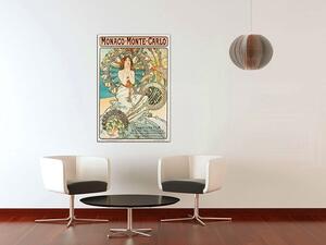 A kép vásznon MONACO MONTE CARLO - Alfons Mucha REP220