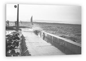 FORTEPAN: Siófok, móló (1965) (vászonkép)