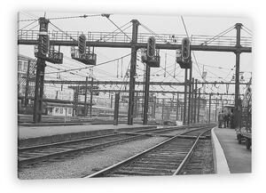 FORTEPAN: Párizs, Gare de Lyon pályaudvar (vászonkép)