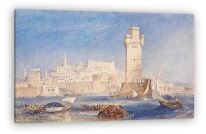 William Turner: Rodosz látképe (vászonkép)