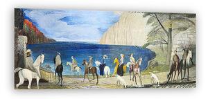 William Turner: Flüelen látképe (vászonkép)