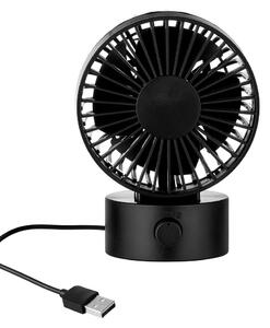 AIR WAVE mini ventilátor USB csatlakozóval, fekete