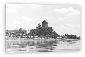 FORTEPAN: Esztergom a Bazilika a Duna felől nézve (1954) (vászonkép)