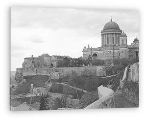 FORTEPAN: Esztergom a Várhegy látképe a Szent Tamás-hegyről (1932) (vászonkép)
