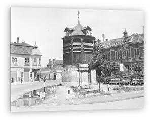 FORTEPAN: Tatai óratorony (1965) (vászonkép)
