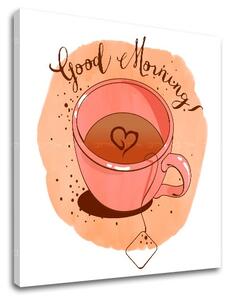 Vászonkép szöveggel Good morning
