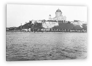 FORTEPAN: Az esztergomi vár és a Bazilika (1936) (vászonkép)