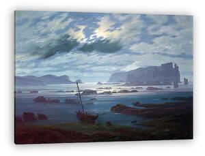 Caspar David Friedrich: Északi-tenger, holdfényben (színverzió 1) (vászonkép)