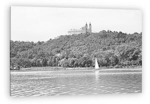 FORTEPAN: Tihany, kalóz vitorlás a kikötőnél (1962) (vászonkép)