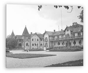 FORTEPAN: Keszthely a Hullám és a Balaton szálloda (1961) (vászonkép)
