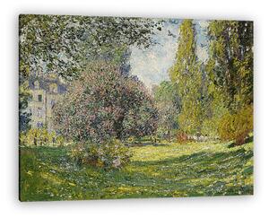 Claude Monet: A Monceau park (1876) (vászonkép)