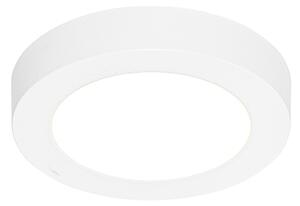 6 darabos süllyesztett vagy felületre szerelhető spotlámpa szett fehér 14 cm LED-del, 3 lépéses Dim to Warm funkcióval és Dip Switch-el - Trans