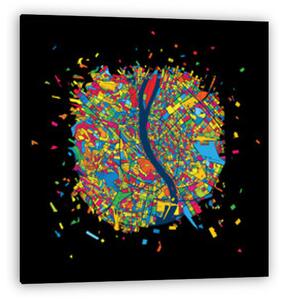 Art Map - Budapest (vászonkép)