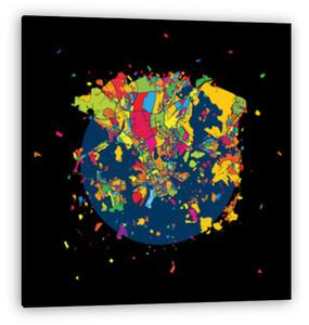 Art Map - Helsinki (vászonkép)