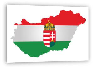 Magyarország címerrel (vászonkép)