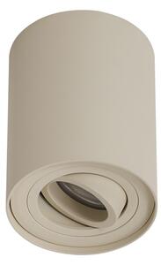 Modern, felületre szerelt spotlámpa bézs színben, GU10 50mm, forgatható és dönthető - Rondoo Up