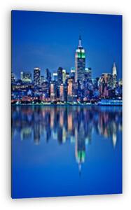 Kék tükröződés, New York (vászonkép)