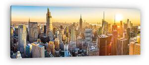 New York, a város ébredése - Panoráma fotó (vászonkép)
