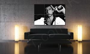 Kézzel festett POP Art festmény Sebhelyesarcú - AL PACINO 6 darab al38