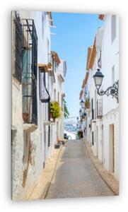 Altea, Spanyolország - utcarészlet (vászonkép)