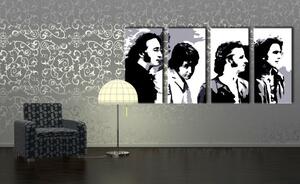 Kézzel festett vászonképek POP Art Beatles 4 részes bea5