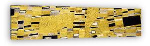 Gustav Klimt: Csók, képkivágás 2 (vászonkép)