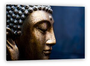 Bronz Buddha szobor (vászonkép)