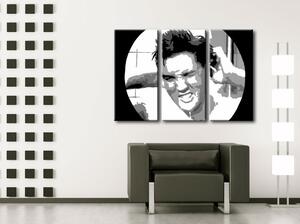 Kézzel festett POP Art festmény ELVIS 3 darab el2