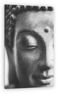 Buddha kőszobor (vászonkép)