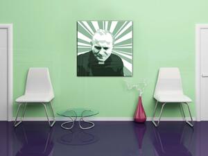 Kézzel festett POP Art kép II János Pálról. 1 rész jp3