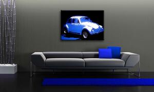 Kézzel festett POP Art festmény Volkswagen Bogár 1 rész k