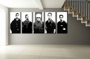 Kézzel festett POP Art festmény LINKIN PARK 5 darab lp
