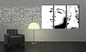 Kézzel festett POP Art Madonna 3 darab festmény ma4