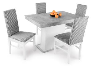 Flóra asztal Dolly székekkel | 4 személyes étkezőgarnitúra