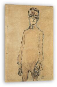 Egon Schiele: Önarckép (Portré) 1910 (vászonkép)