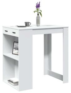 VidaXL Bárasztal - Fehér - 102x70x103,5cm