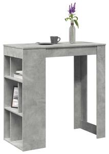 VidaXL Bárpult Asztal - Beton Szürke - 102x50x103,5 cm