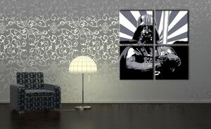 Kézzel festett POP Art festmény STAR WARS 4 darab sw2