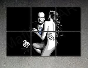 Kézzel festett POP Art festmény SOPRANOS 6 darab sop2