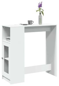 VidaXL Bárasztal - Fehér Fa - 101x40x103,5cm