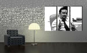 Kézzel festett POP Art The Office 3-részes kép ez a