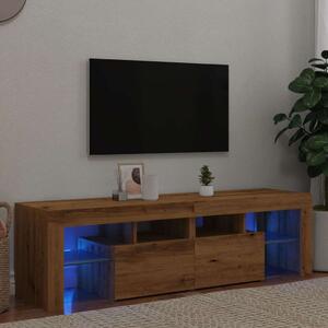 VidaXL Tölgyfa TV Szekrény LED-del - 140cm