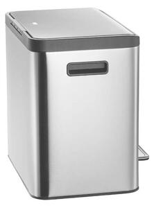 EKO EcoCasa Pedálos Szemetes - Rozsdamentes Acél - 30 Liter