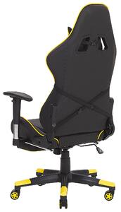 Sárga és fekete gamer szék VICTORY