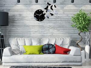 Modern falióra BUTTERFLIE 3D BLACK NH048